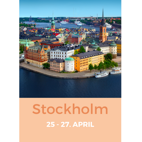 Kurstur: Stockholm 25. - 27. April