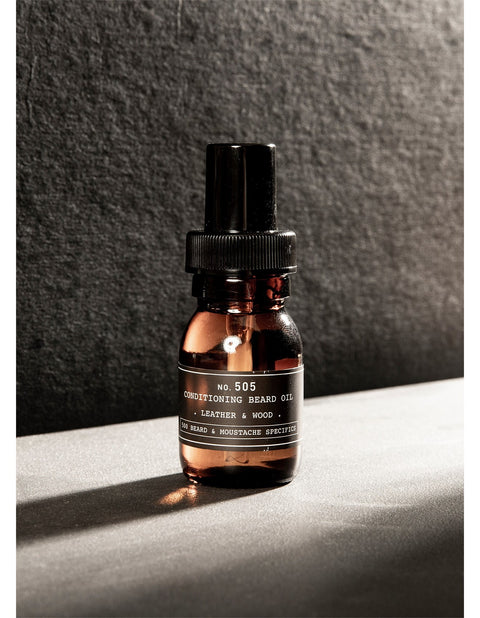 Depot No. 505 - Conditioning Beard Oil: Leather & Wood 30ml