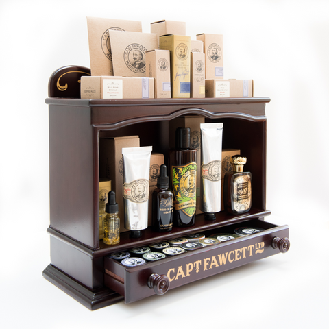 Captain Fawcett's - Wooden Display Cabinet