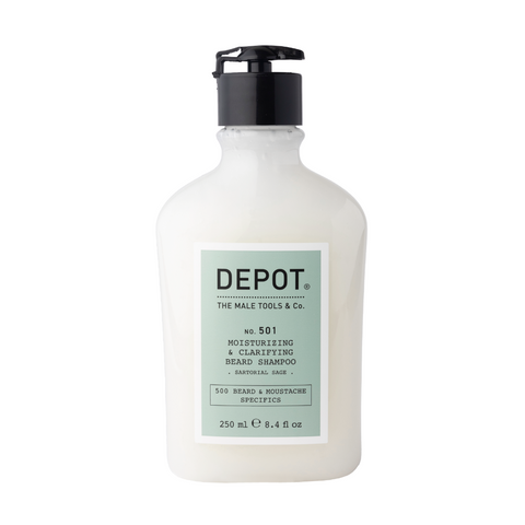 Depot No. 501 - Moisturizing & Clarifying Beard Shampoo Sartorial Sage 250ml