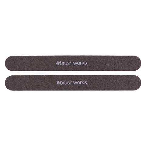 Brushworks Professional Nail Files - 2 Pack