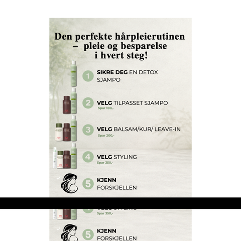 Februar/April - Hårpleierutine Mix