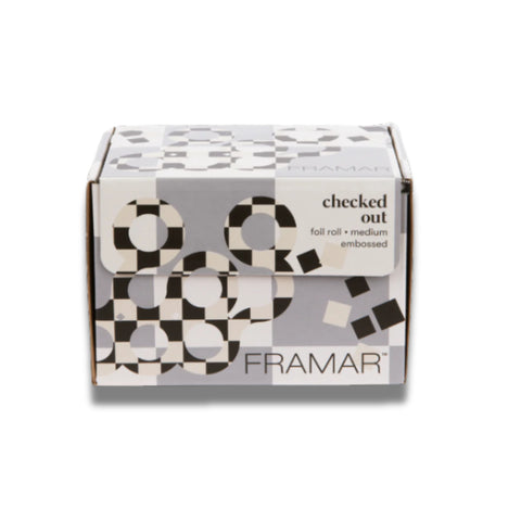 Framar - Embossed Roll Medium Checked Out Folie (320ft)