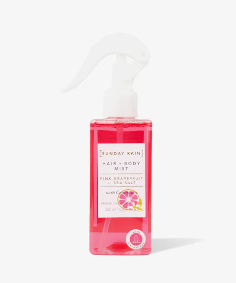 Sunday Rain Pink Grapefruit & Sea Salt Hair & Body Mist