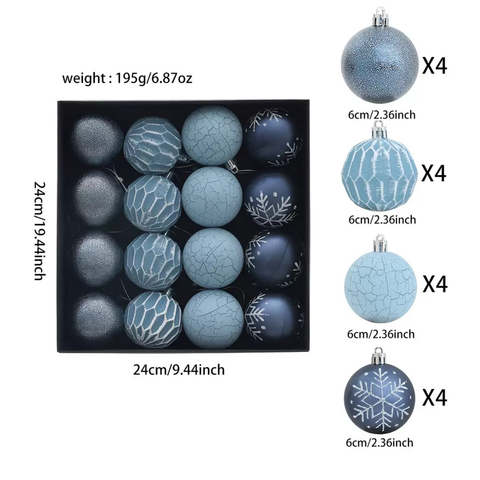 Blue Christmas Balls
