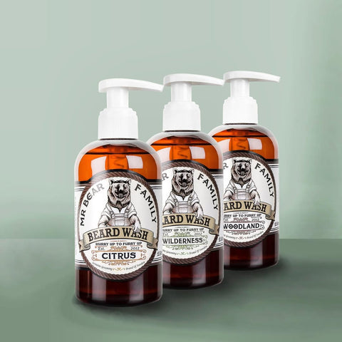 Mr Bear Family - Beard Wash skjeggsjampo (Wilderness)