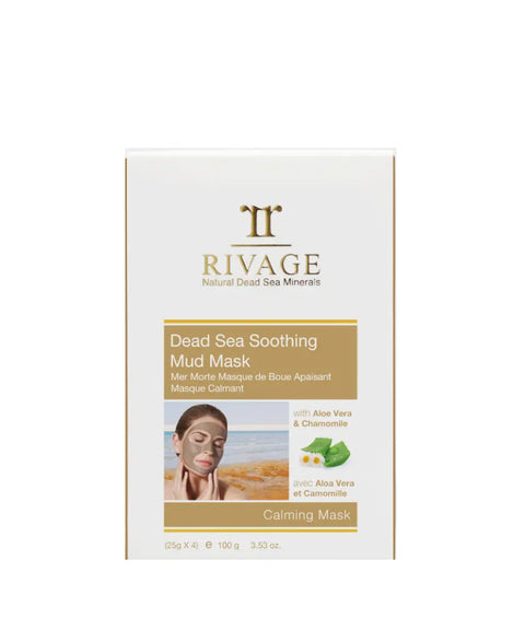 RIVAGE - Dead Sea Soothing Mud Mask / Calming Mask25 g X 4