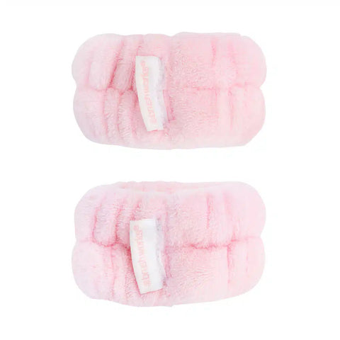 Brushworks Microfibre Wrist Wash Bands - 2 PCS