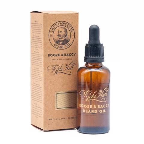 Captain Fawcett's - Ricki Hall Booze & Baccy skjeggolje