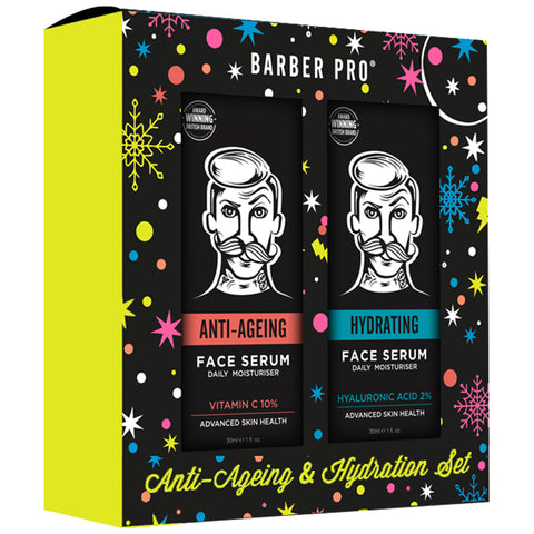 Barber Pro - Anti-Ageing & Hydration Set: Serum Duo 2022