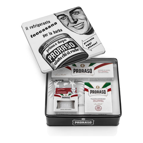 Proraso -Toccasana gavesett Sensitiv (Grønn te og havre) (3 x gavesett)