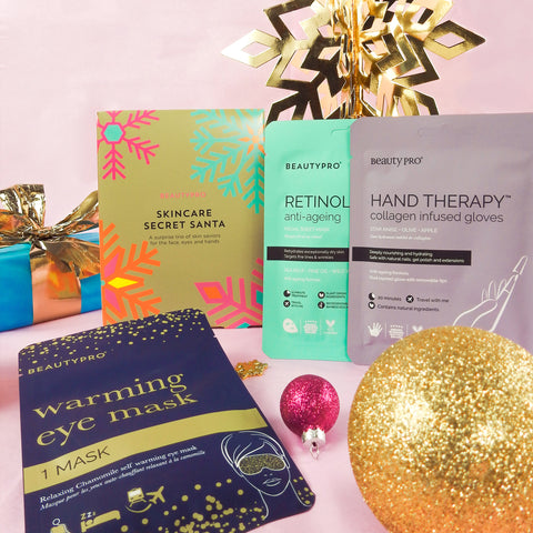 Beauty Pro - Skincare Secret Santa: Face, Hand & Eye Mask TRIO