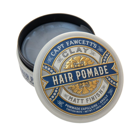 Captain Fawcetts' - Matt Clay Pomade (Blue) 100g