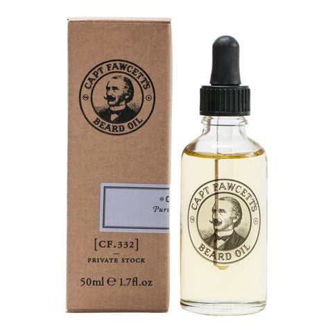 Captain Fawcett's skjeggolje - Private Stock
