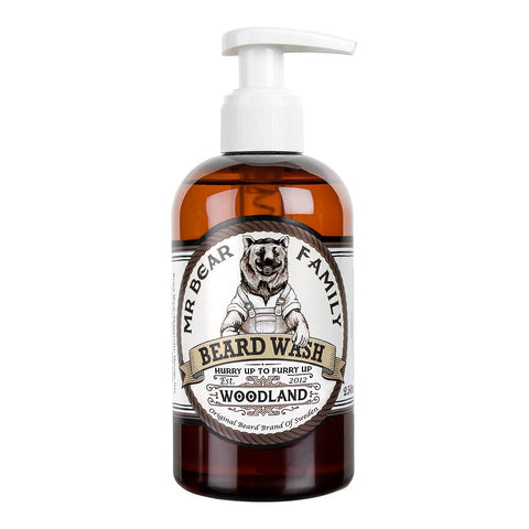 Mr Bear Family Beard Wash skjeggsjampo - Woodland