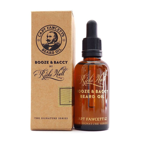 Captain Fawcett's - Ricki Hall Booze & Baccy skjeggolje