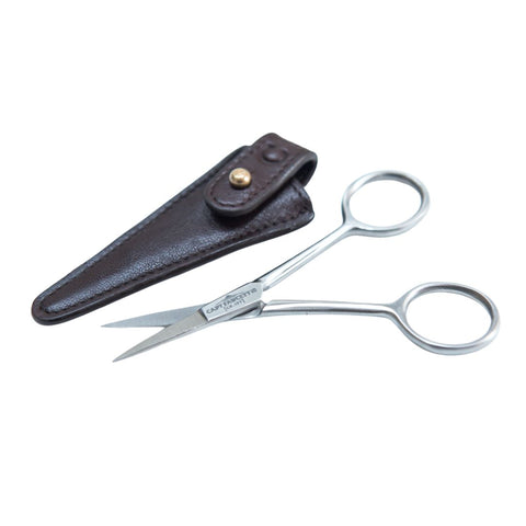 Captain Fawcett´s - Grooming Scissors with Leather Pouch CF.19T