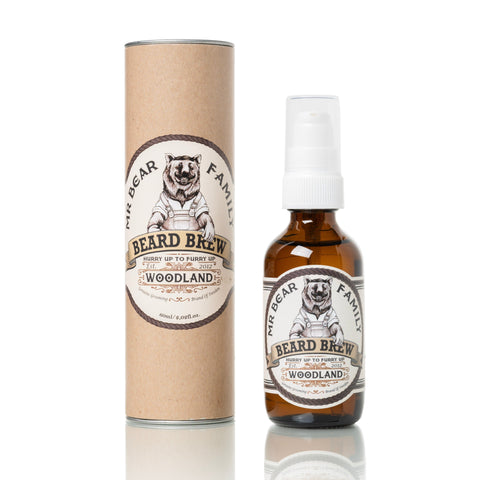 Mr Bear Family Beard Brew skjeggolje - 60 ml Skjeggolje Mr Bear Family Woodland