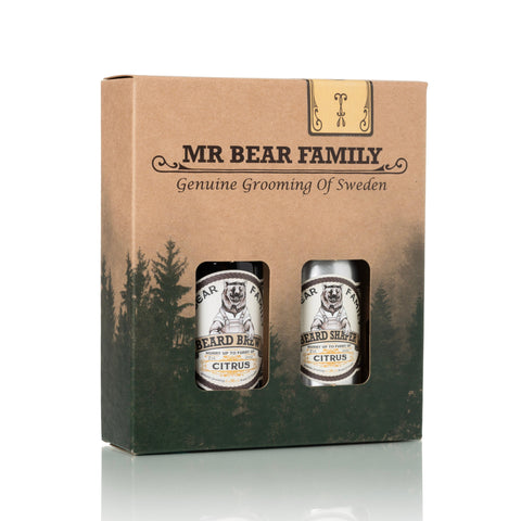 Mr Bear Family Brew & Shaper skjeggsett Gavesett - Skjegg Mr Bear Family