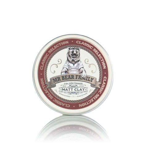 Mr Bear Family - Golden Ember Pomade Matt Clay 100g