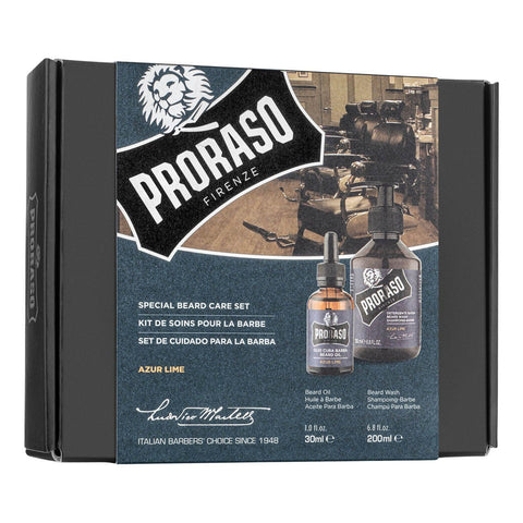 Proraso Duo Pack sjampo og skjeggolje Gavesett - Skjegg Proraso