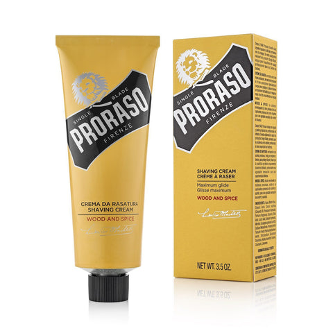 Proraso Single Blade barberkrem i tube Barberkrem i tube Proraso Tre og krydder