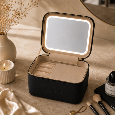 KOMÉ - Makeup Bag med LED-speil
