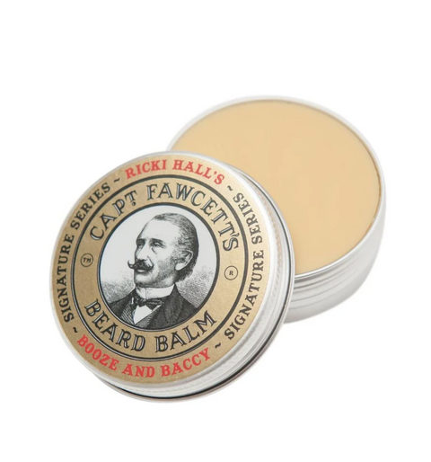 Booze & baccy beard oil. & moustache wax