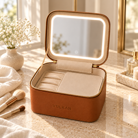 KOMÉ - Makeup Bag med LED-speil