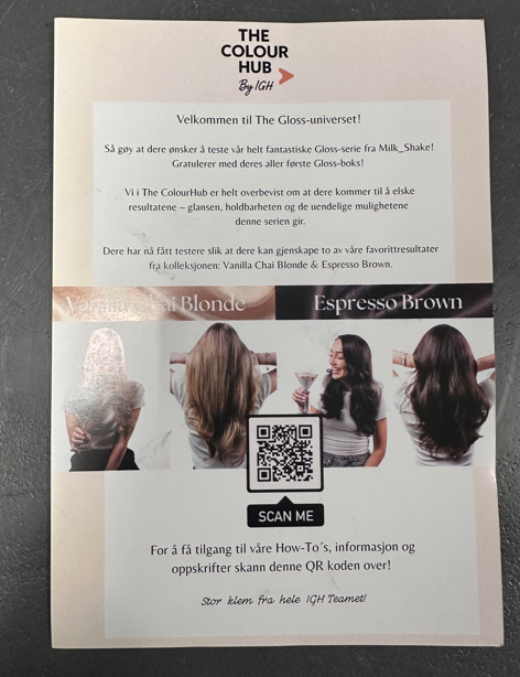 GLOSS INSTRUKSJONER