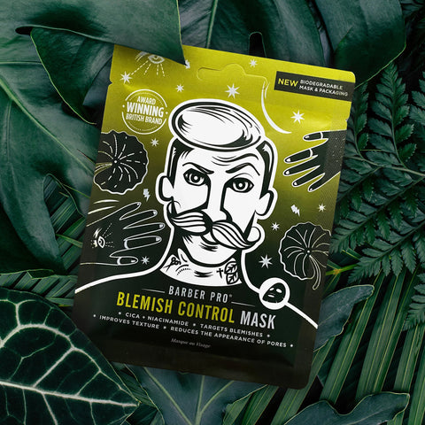 Barber Pro - BLEMISH CONTROL Facial Sheet Mask CICA + Niacinamide