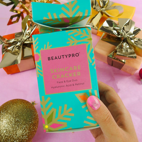 Beauty Pro - Skincare Cracker: Face Serum & Under Eye Mask (Hyaluronic Acid & Retinol Under Eye)