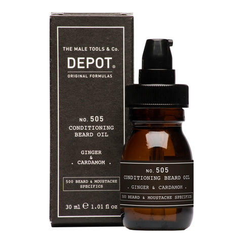 Depot No. 505 - Conditioning Beard Oil: Ginger & Cardamom 30ml
