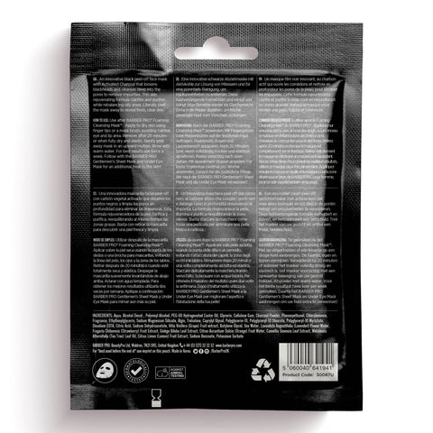 Barber Pro - Face Putty Peel-Off Ansiktmaske (3stk)