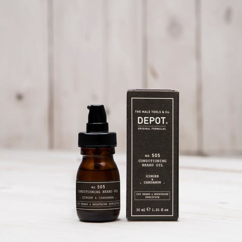 Depot No. 505 - Conditioning Beard Oil: Ginger & Cardamom 30ml
