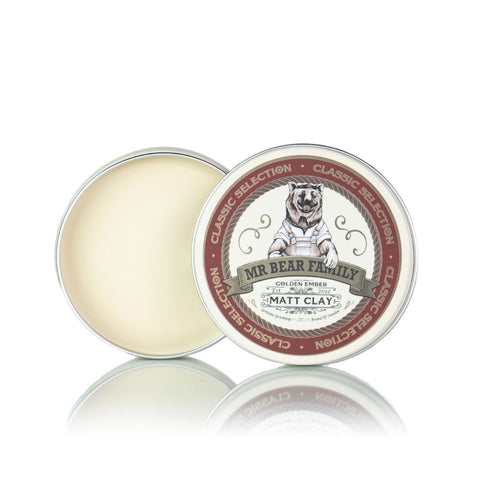 Mr Bear Family - Golden Ember Pomade Matt Clay 100g
